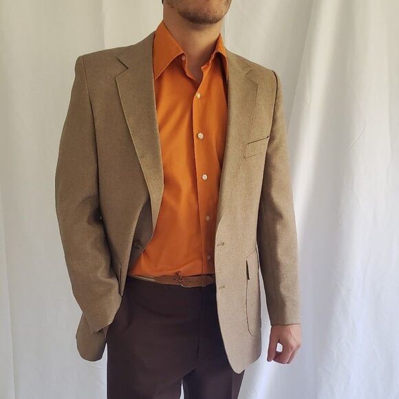 80s Brown‎ Levi's Blazer - Picture 1 of 5